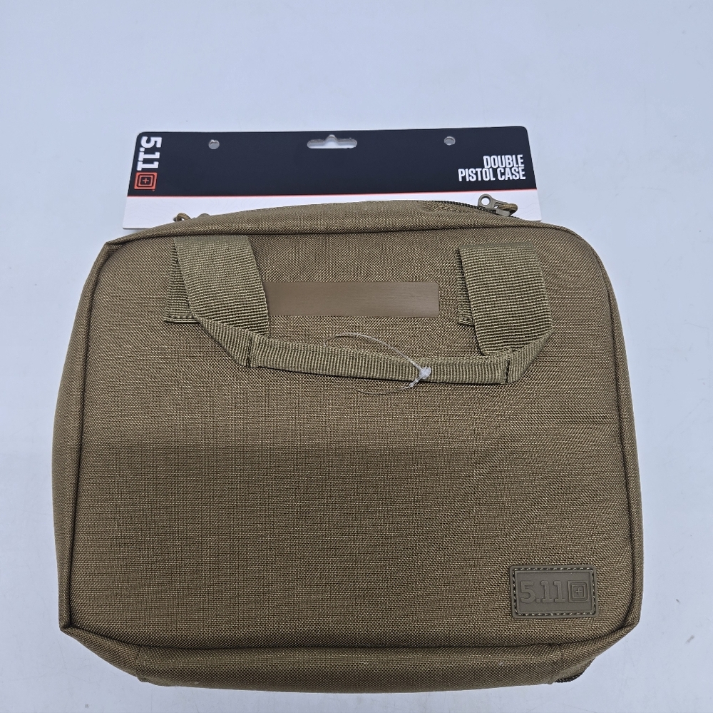 NEW 5.11 Tactical Tan Double Pistol Case